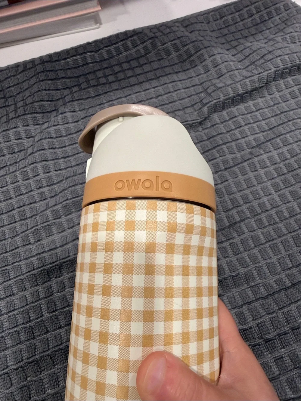 Hearth and Hand with Magnolia x Owala 24 oz Freesip Gingham Insulated Bottle